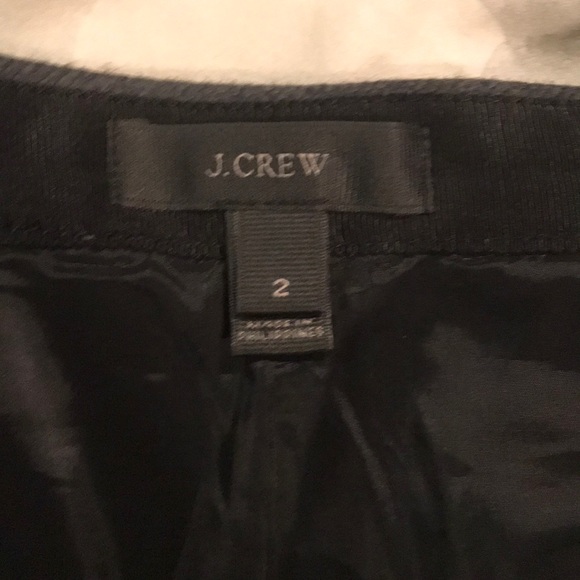J crew Grey wool skirt with zipper detail - Picture 2 of 2